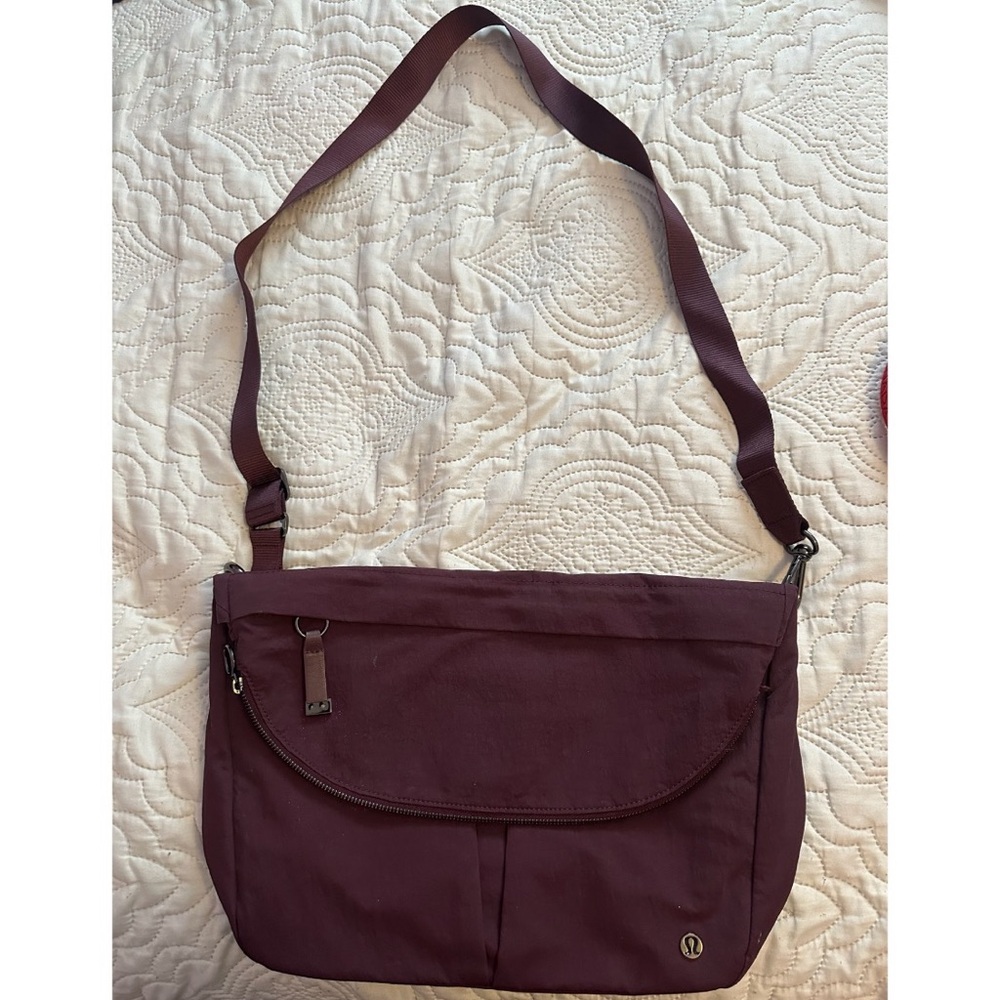 Lululemon Athletica Purple Crossbody Bag with Adjustable Strap